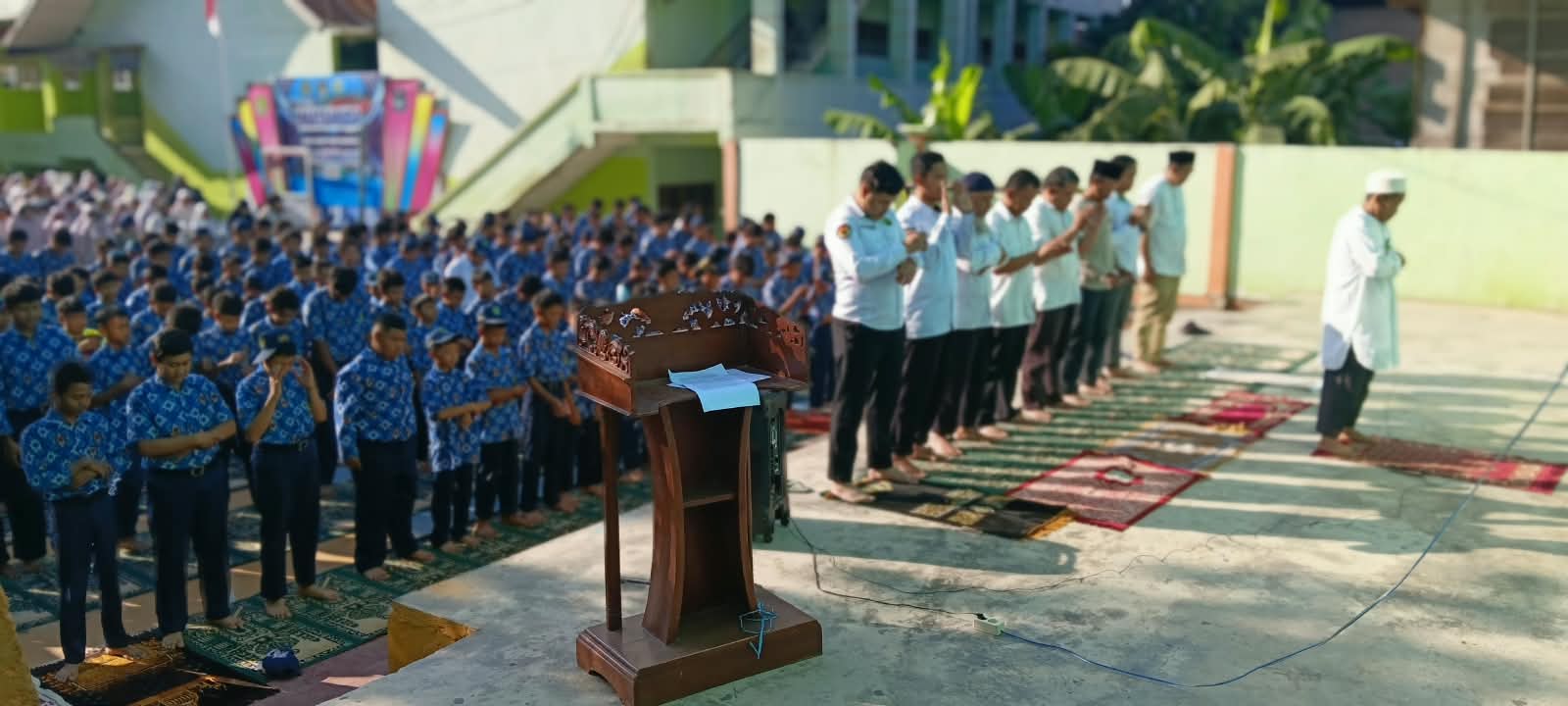 MTs Negeri 2 Enrekang Gelar Salat Istisqa, Guru dan Siswa Bersama Memohon Turunnya Hujan